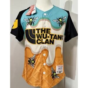 NEW Headgear Classics Wu-Tang Clan Cream 96 Baseball Style Jersey XS NWT $125